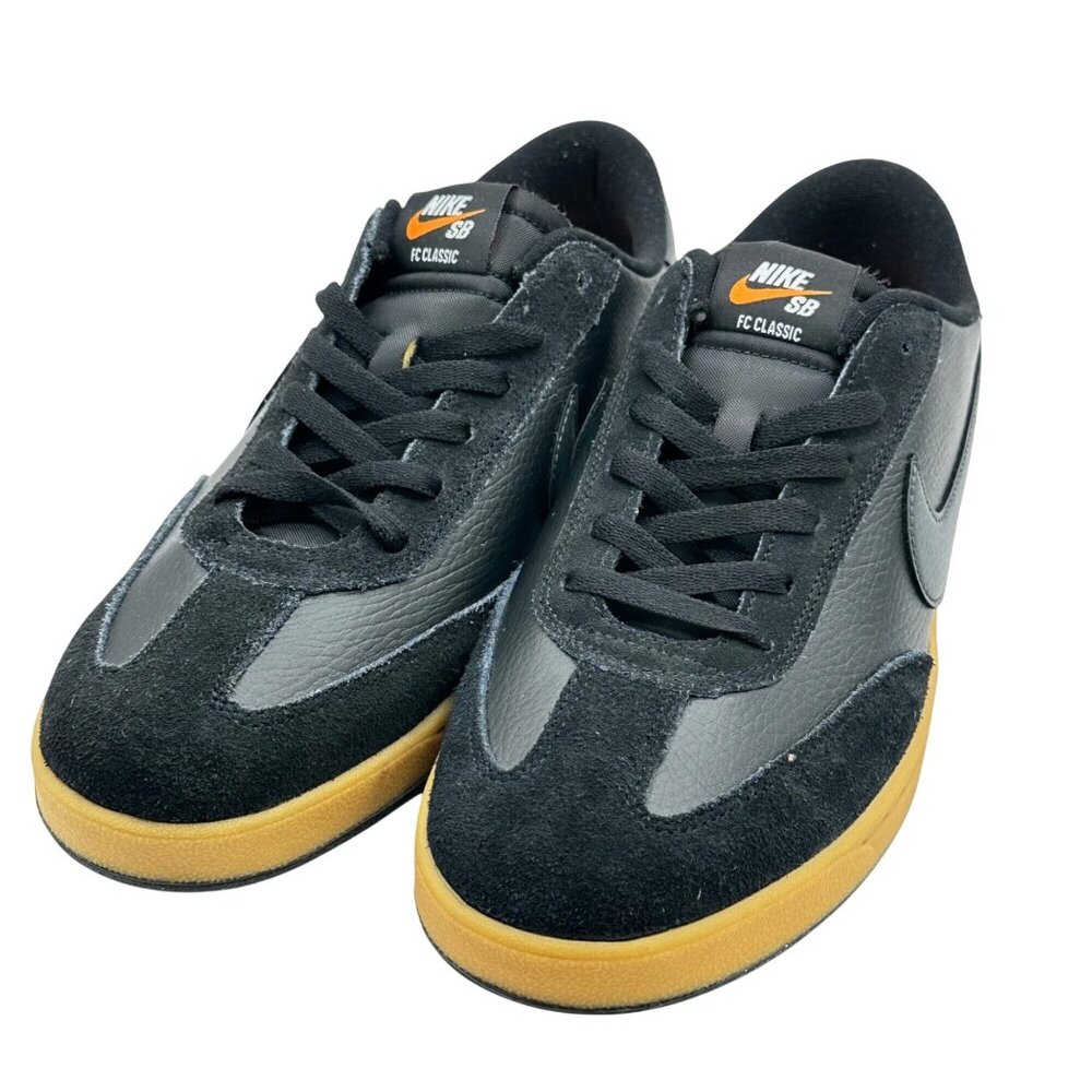 Nike SB FC Classic Black Vivid Orange Anthracite 909096-008 Men's Size 11